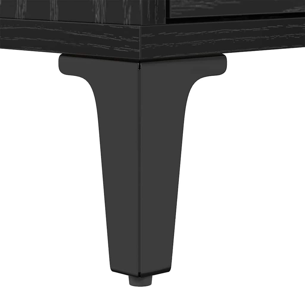 vidaXL Ντουλάπι TV με συρτάρι Μαύρη Οξυά 150 x 30 x 45 εκ