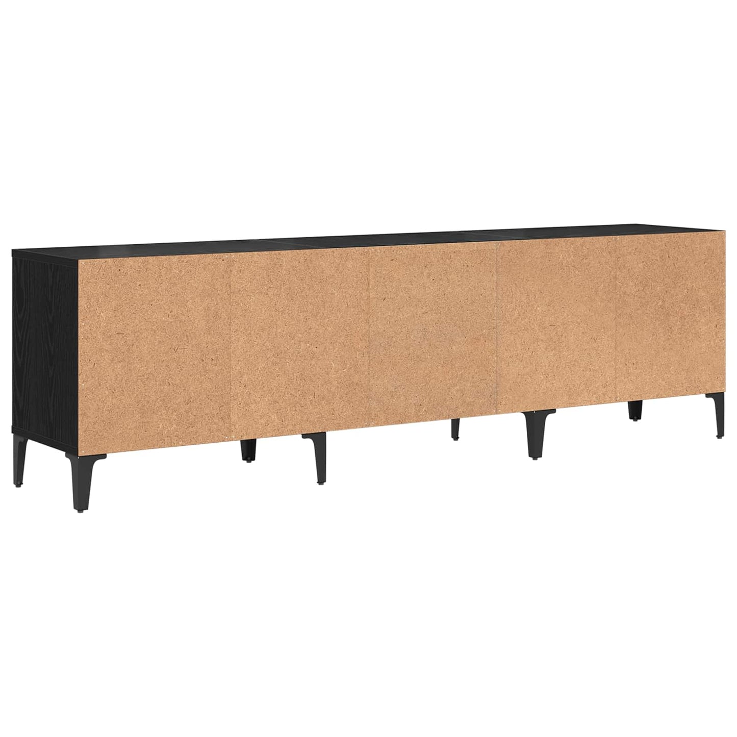 vidaXL Ντουλάπι TV με συρτάρι Μαύρη Οξυά 150 x 30 x 45 εκ