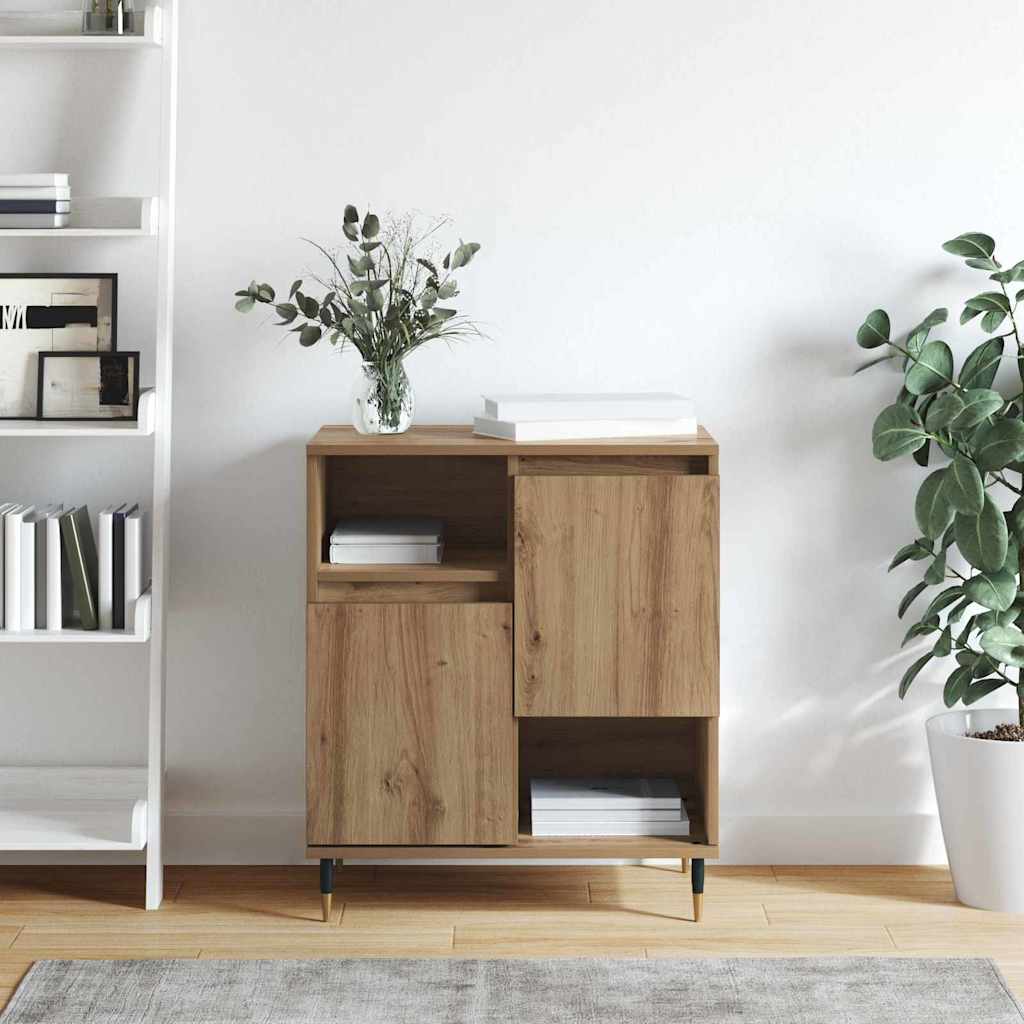 vidaXL Πλαϊνό γραφείο Artisan Oak 60 x 35 x 70 cm