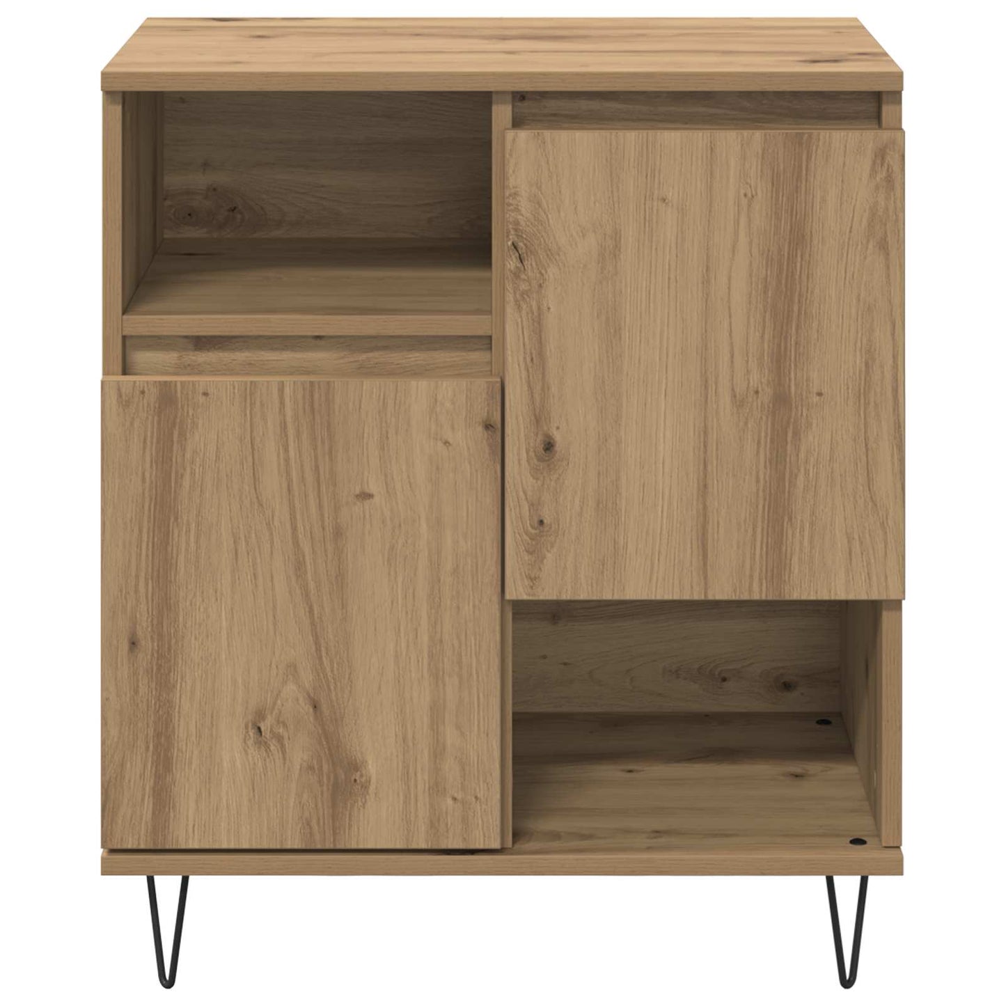 vidaXL Πλαϊνό γραφείο Artisan Oak 60 x 35 x 70 cm