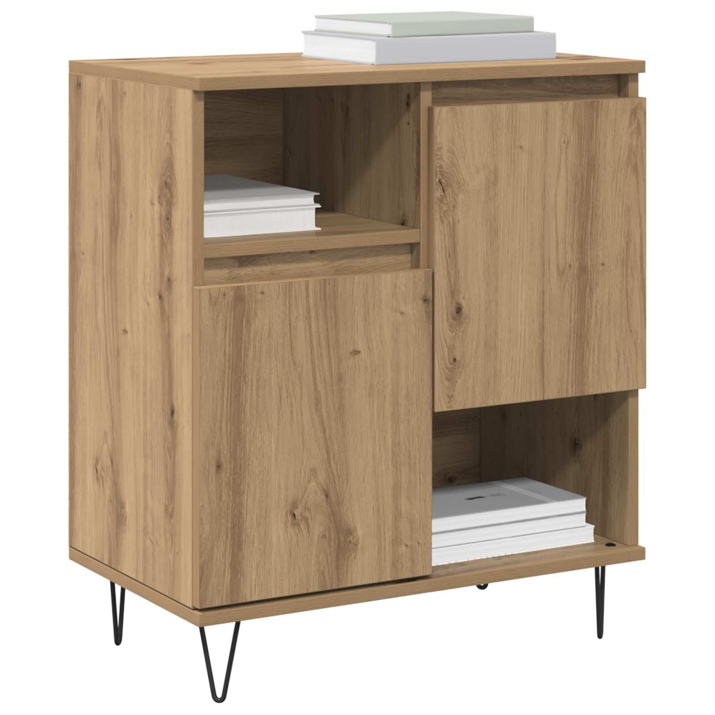 vidaXL Πλαϊνό γραφείο Artisan Oak 60 x 35 x 70 cm