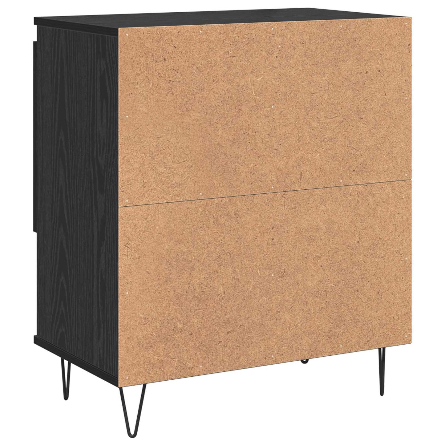 vidaXL Πλαϊνό γραφείο Μαύρη Οξυά 60 x 35 x 70 cm