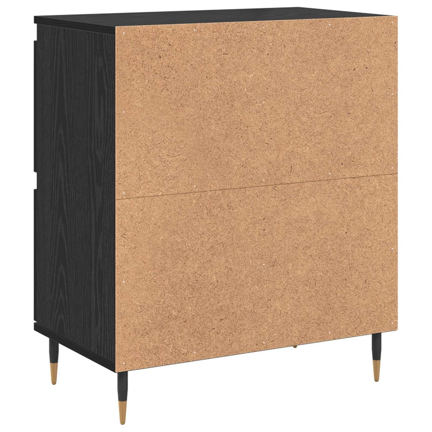 vidaXL Πλαϊνό γραφείο Μαύρη Οξυά 60 x 35 x 70 cm