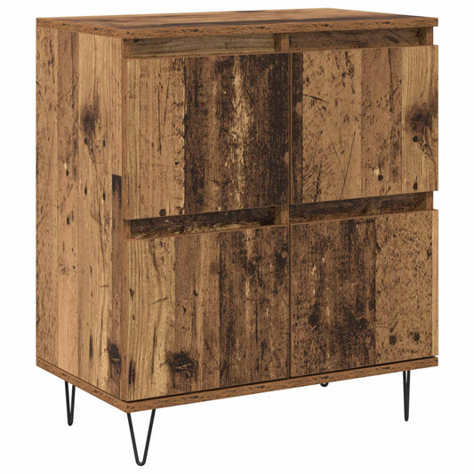 vidaXL Πλαϊνό γραφείο Παλιό ξύλο 60 x 35 x 70 cm