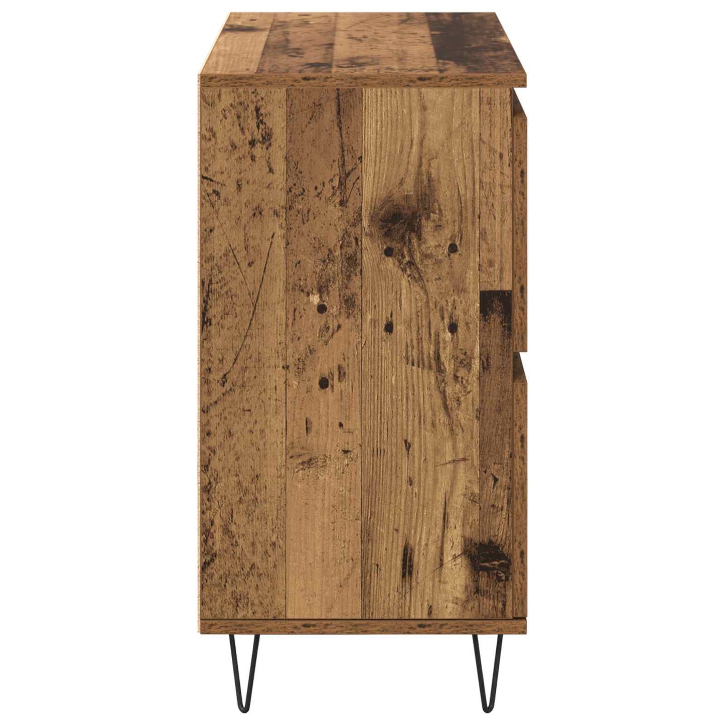 vidaXL Πλαϊνό γραφείο Παλιό ξύλο 60 x 35 x 70 cm