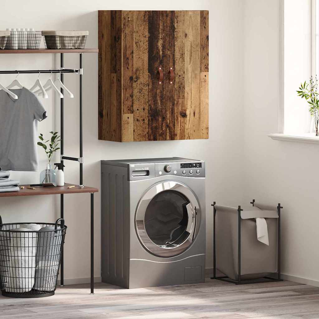 vidaXL Ντουλάπα Τοίχου Επιτοίχιο Παλιό ξύλο 69,5 x 34 x 90 εκ.