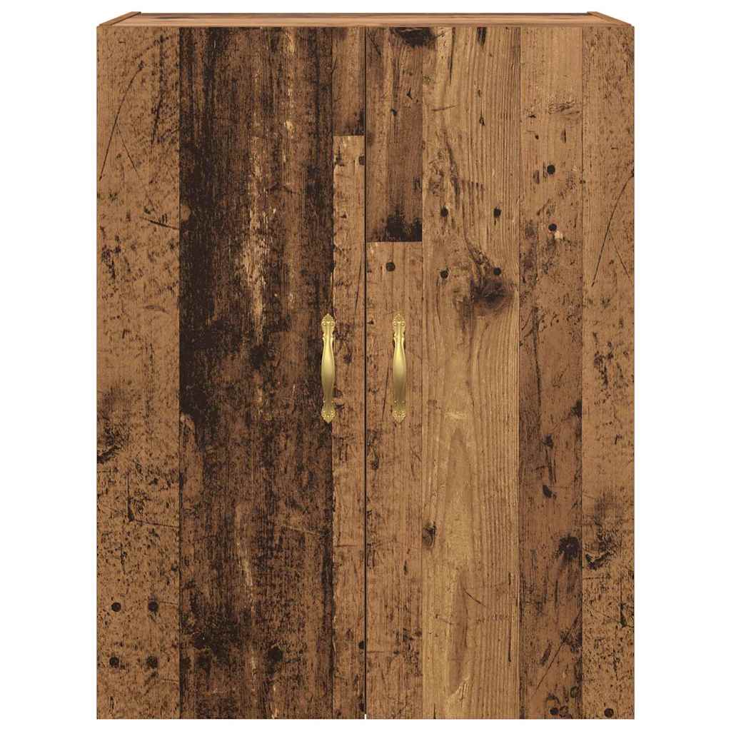 vidaXL Ντουλάπα Τοίχου Επιτοίχιο Παλιό ξύλο 69,5 x 34 x 90 εκ.
