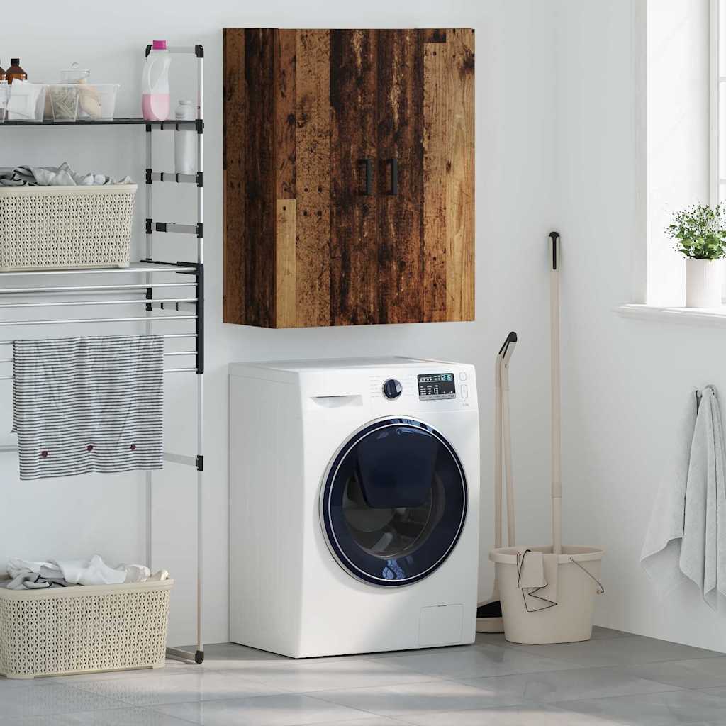 vidaXL Ντουλάπα Τοίχου Επιτοίχιο Παλιό ξύλο 69,5 x 34 x 90 εκ.