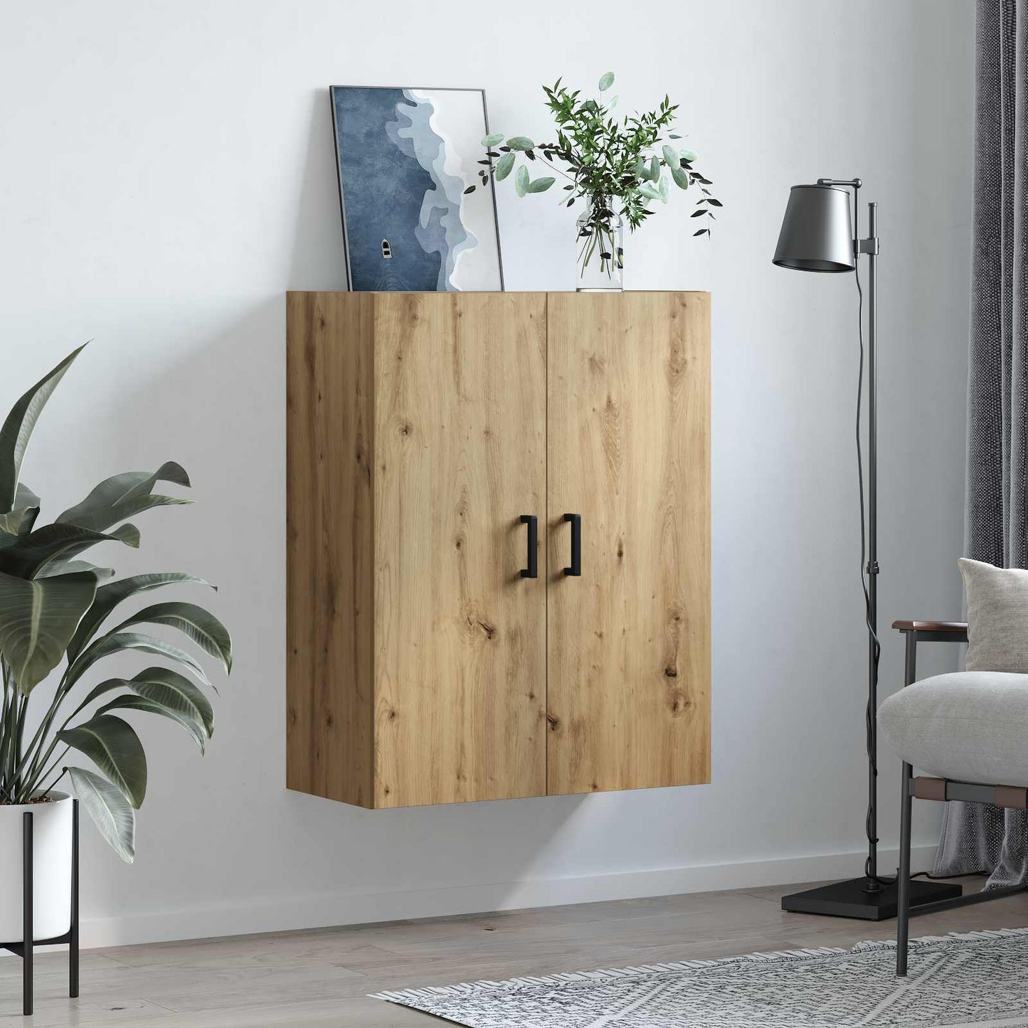vidaXL Ντουλάπα Τοίχου Επιτοίχιο Artisan Oak 69,5 x 34 x 90 εκ.