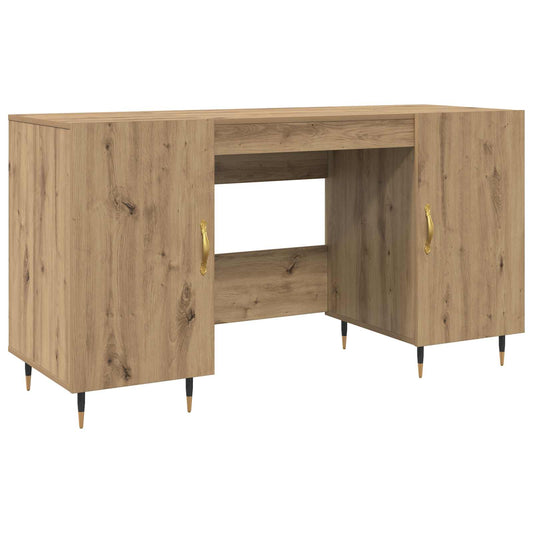vidaXL Γραφείο artisan δρυς Επεξεργασμένο ξύλο 140 x 50 x 75 εκ.