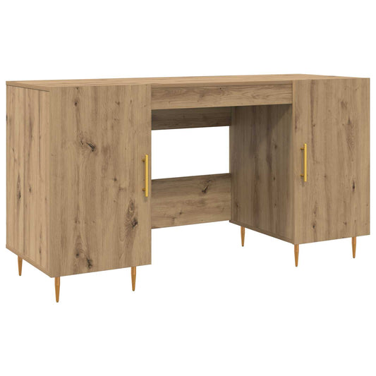 vidaXL Γραφείο artisan δρυς Επεξεργασμένο ξύλο 140 x 50 x 75 εκ.