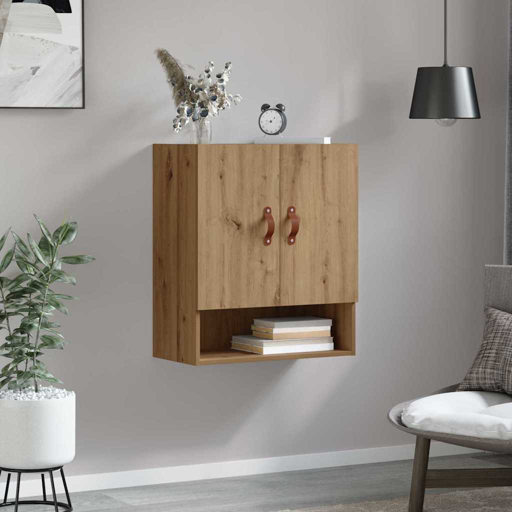 vidaXL Ντουλάπα Τοίχου 60 x 31 x 70 εκ Επεξεργασμένο Ξύλο artisan δρυς