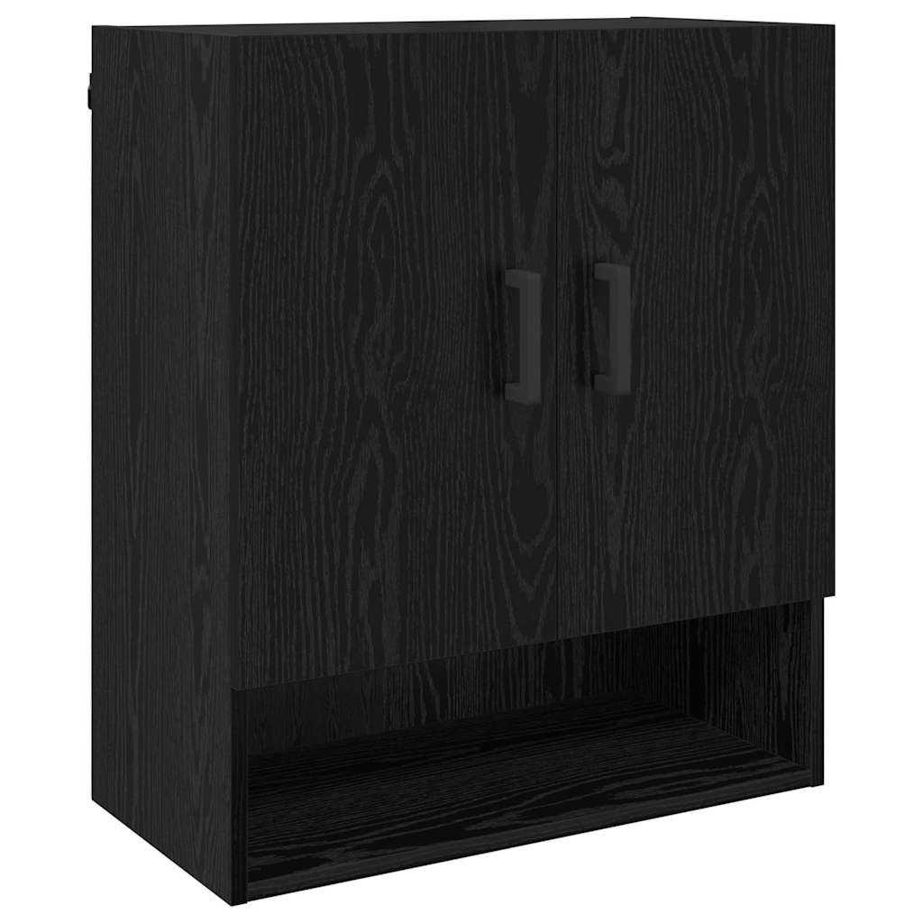 vidaXL Ντουλάπα Τοίχου 60 x 31 x 70 εκ Επεξεργασμένο Ξύλο Μαύρη δρυς