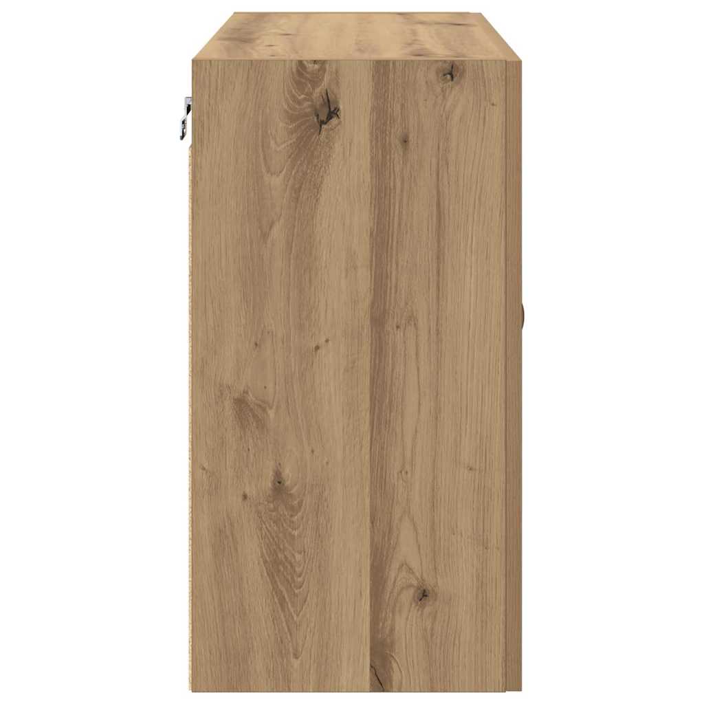 vidaXL Ντουλάπα Τοίχου 60 x 31 x 60 εκ. Επεξεργασμένο Ξύλο