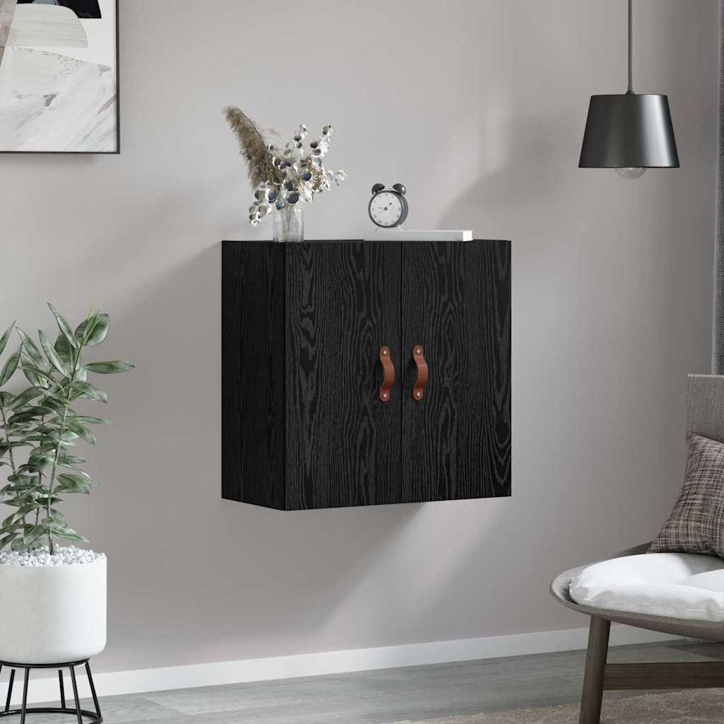 vidaXL Ντουλάπα Τοίχου 60 x 31 x 60 εκ. Επεξεργασμένο Ξύλο Μαύρη δρυς