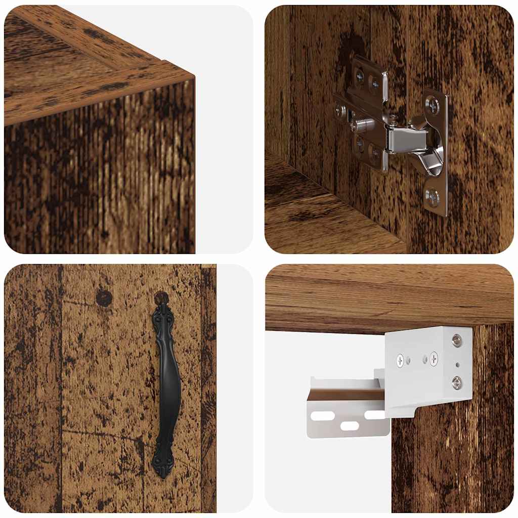 vidaXL Τοίχου Ντουλάπα 60 x 31 x 60 εκ. Επεξεργασμένο Ξύλο Παλιό ξύλο