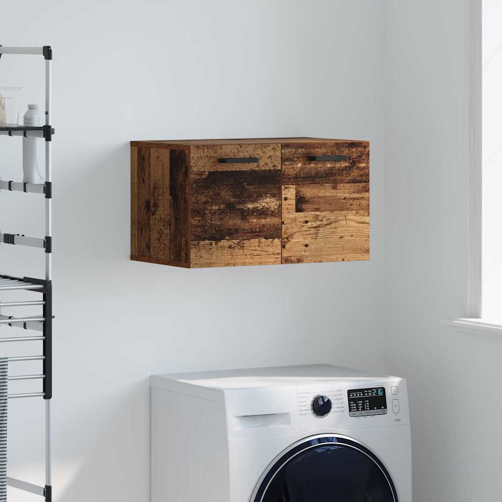 vidaXL Τοίχου Ντουλάπα 60 x 36,5 x 35 cm Επεξεργασμένο Ξύλο Παλιό ξύλο