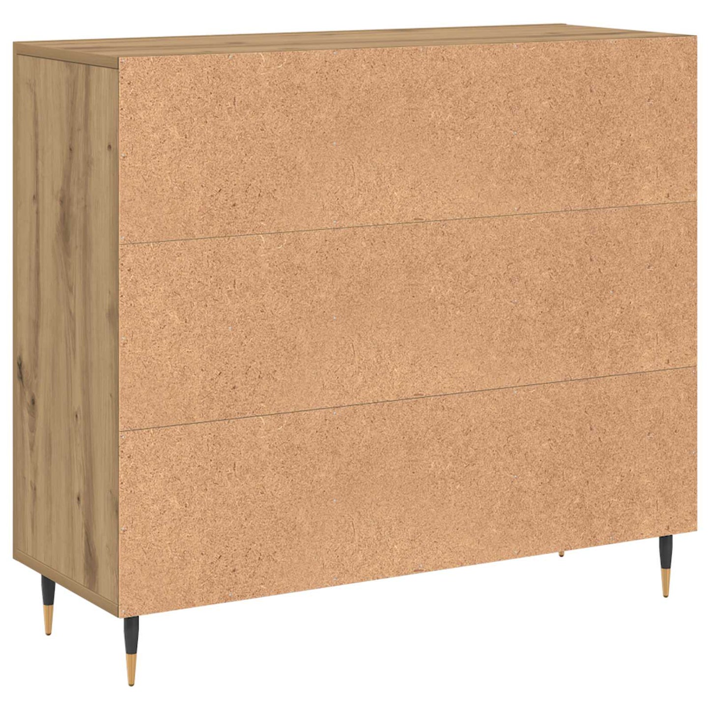 vidaXL Πλαϊνό γραφείο Artisan Oak 90 x 34 x 80 εκ. Επεξεργασμένο ξύλο
