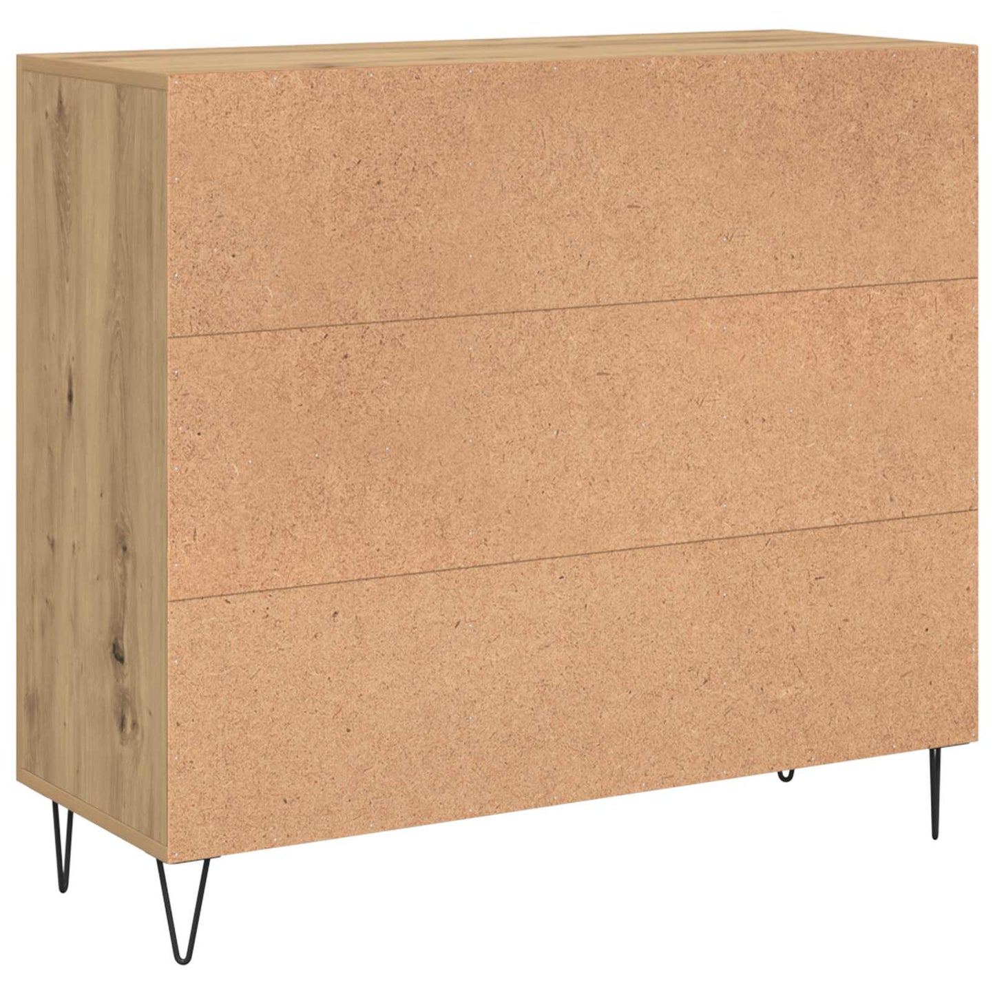 vidaXL Πλαϊνό γραφείο Artisan Oak 90 x 32,5 x 80 εκ Επεξεργασμένο ξύλο