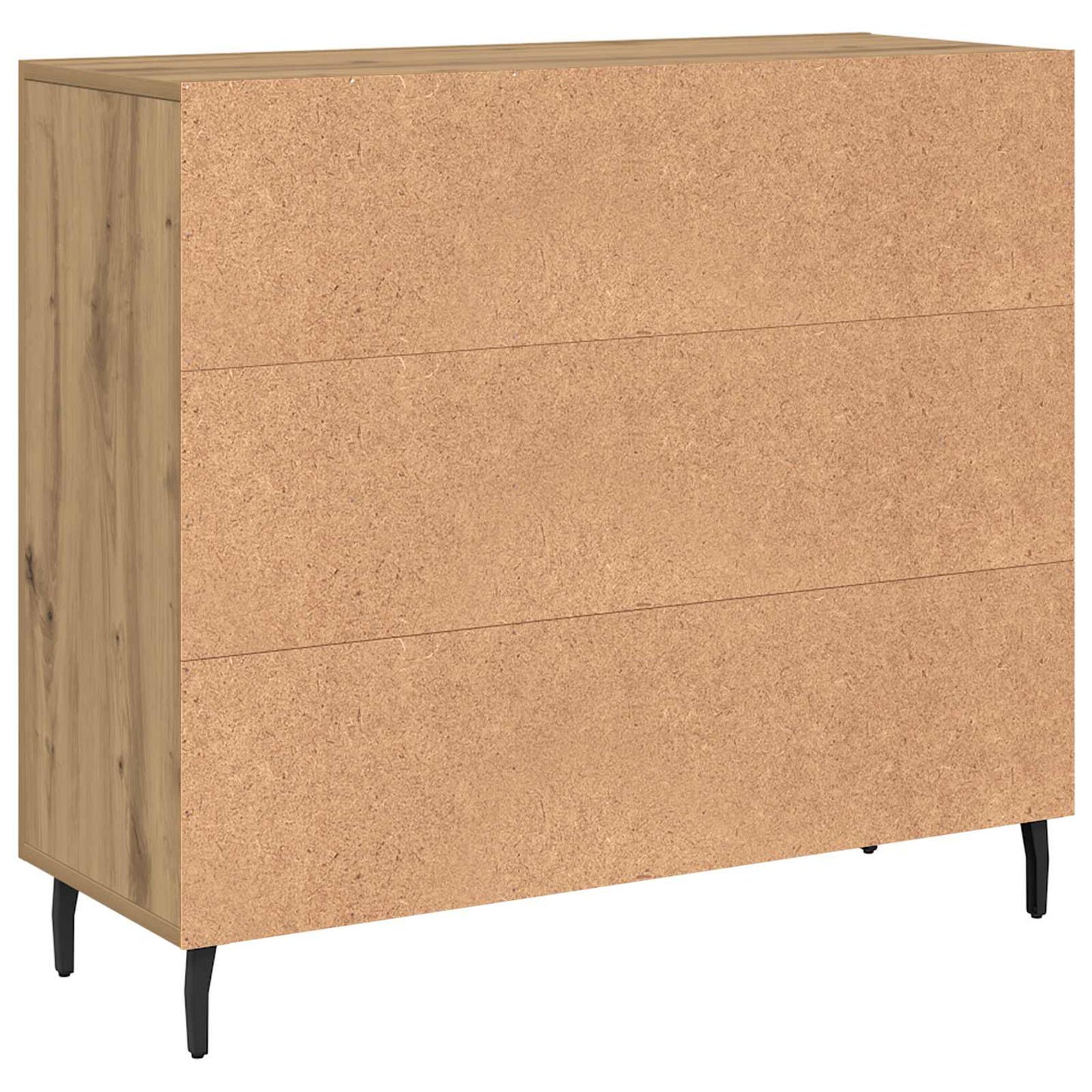 vidaXL Πλαϊνό γραφείο Artisan Oak 90 x 34 x 80 εκ. Επεξεργασμένο ξύλο