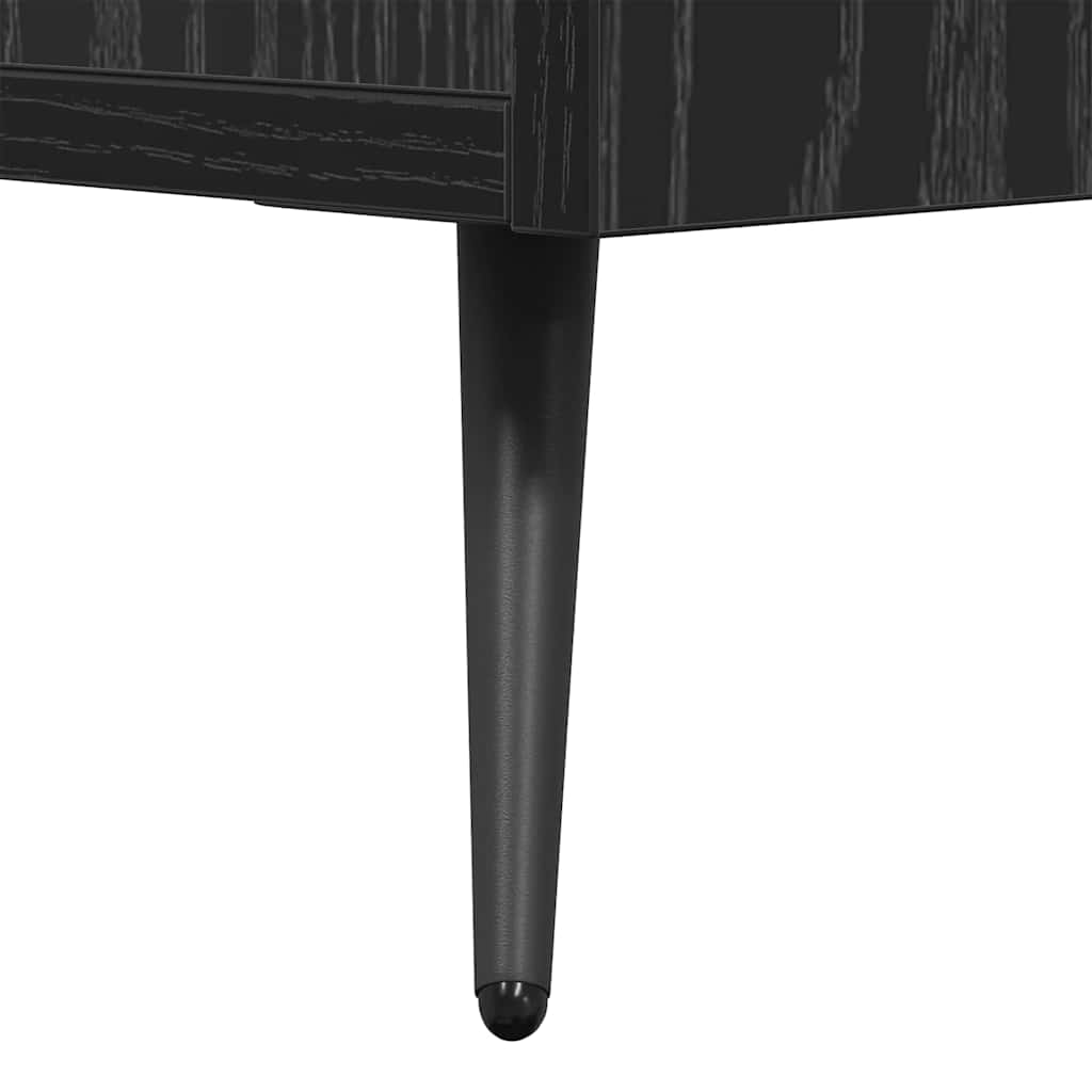 vidaXL Ντουλάπι TV Μαύρη δρυς 150 x 30 x 50 cm Επεξεργασμένο ξύλο