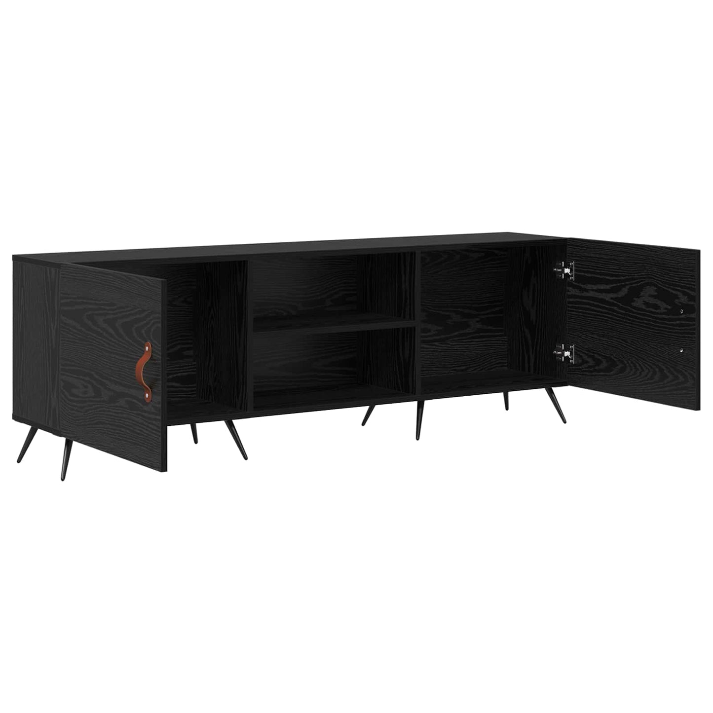 vidaXL Ντουλάπι TV 150 x 30 x 50 cm Μαύρη δρυς Επεξεργασμένο ξύλο