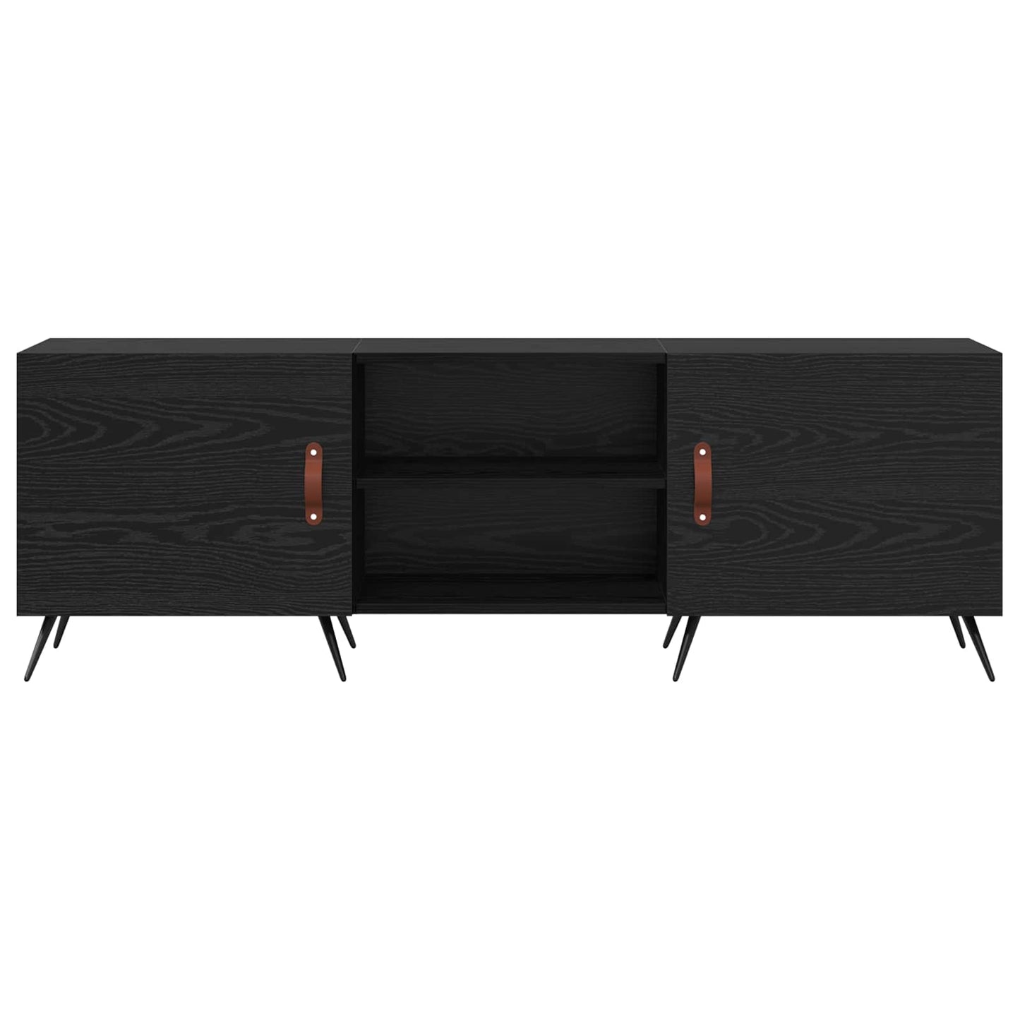 vidaXL Ντουλάπι TV 150 x 30 x 50 cm Μαύρη δρυς Επεξεργασμένο ξύλο