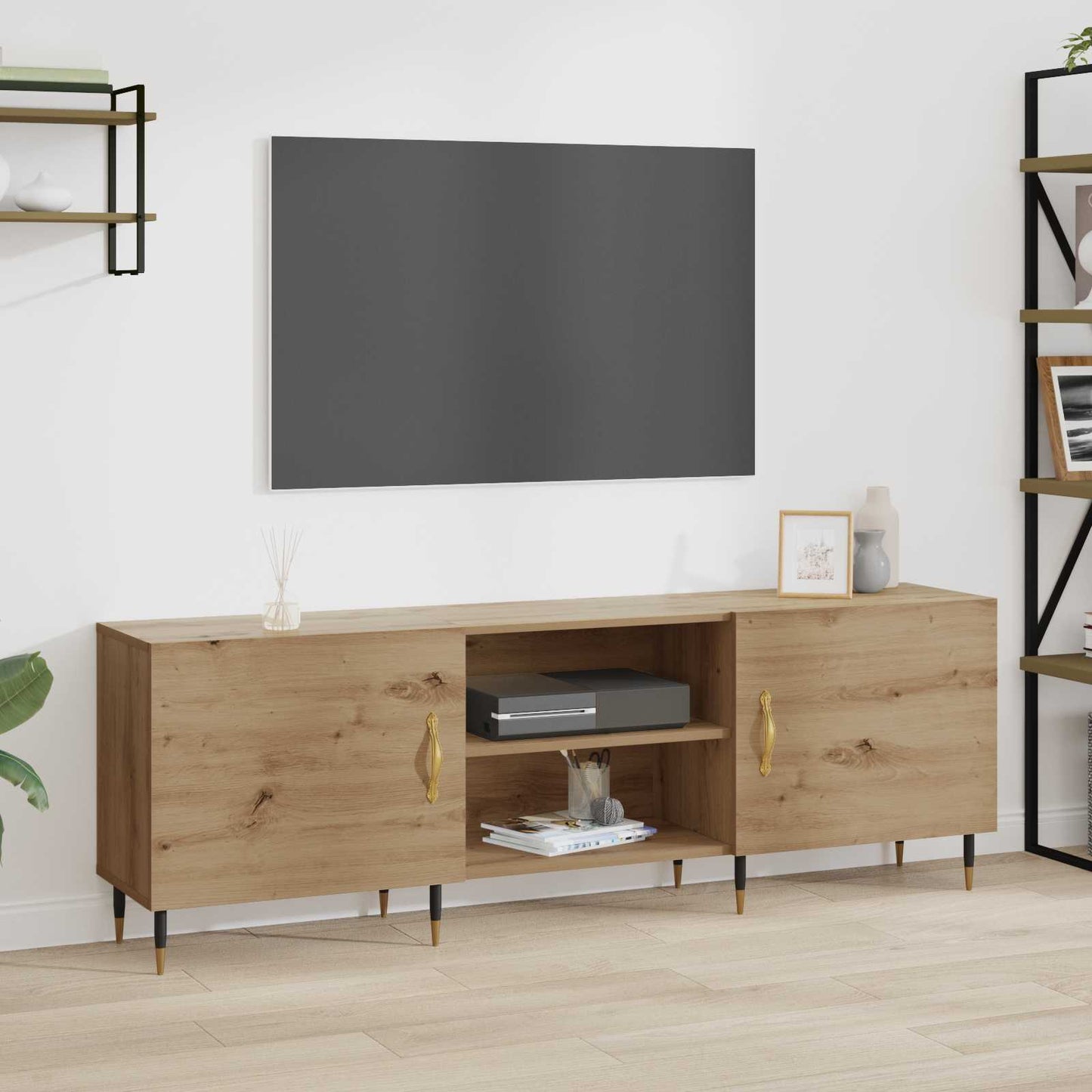 vidaXL Ντουλάπι TV 150 x 30 x 50 cm artisan δρυς Επεξεργασμένο ξύλο