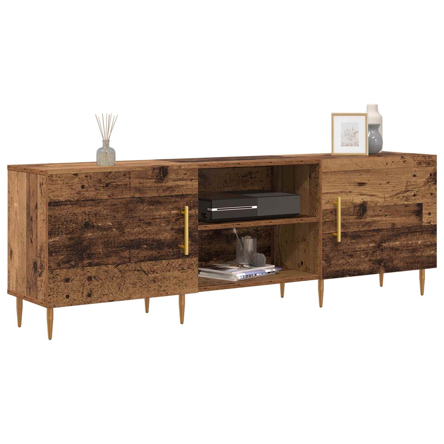 vidaXL Ντουλάπι TV 150 x 30 x 50 cm Παλαιό ξύλο Επεξεργασμένο ξύλο