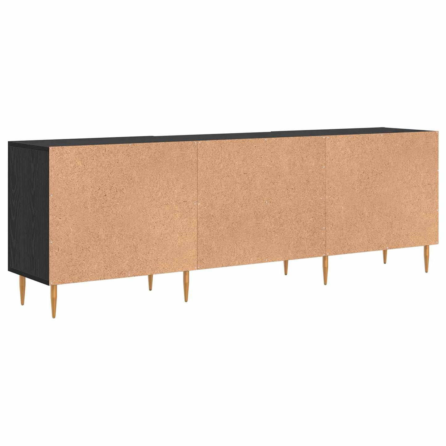 vidaXL Ντουλάπι TV 150 x 30 x 50 cm Μαύρη δρυς Επεξεργασμένο ξύλο