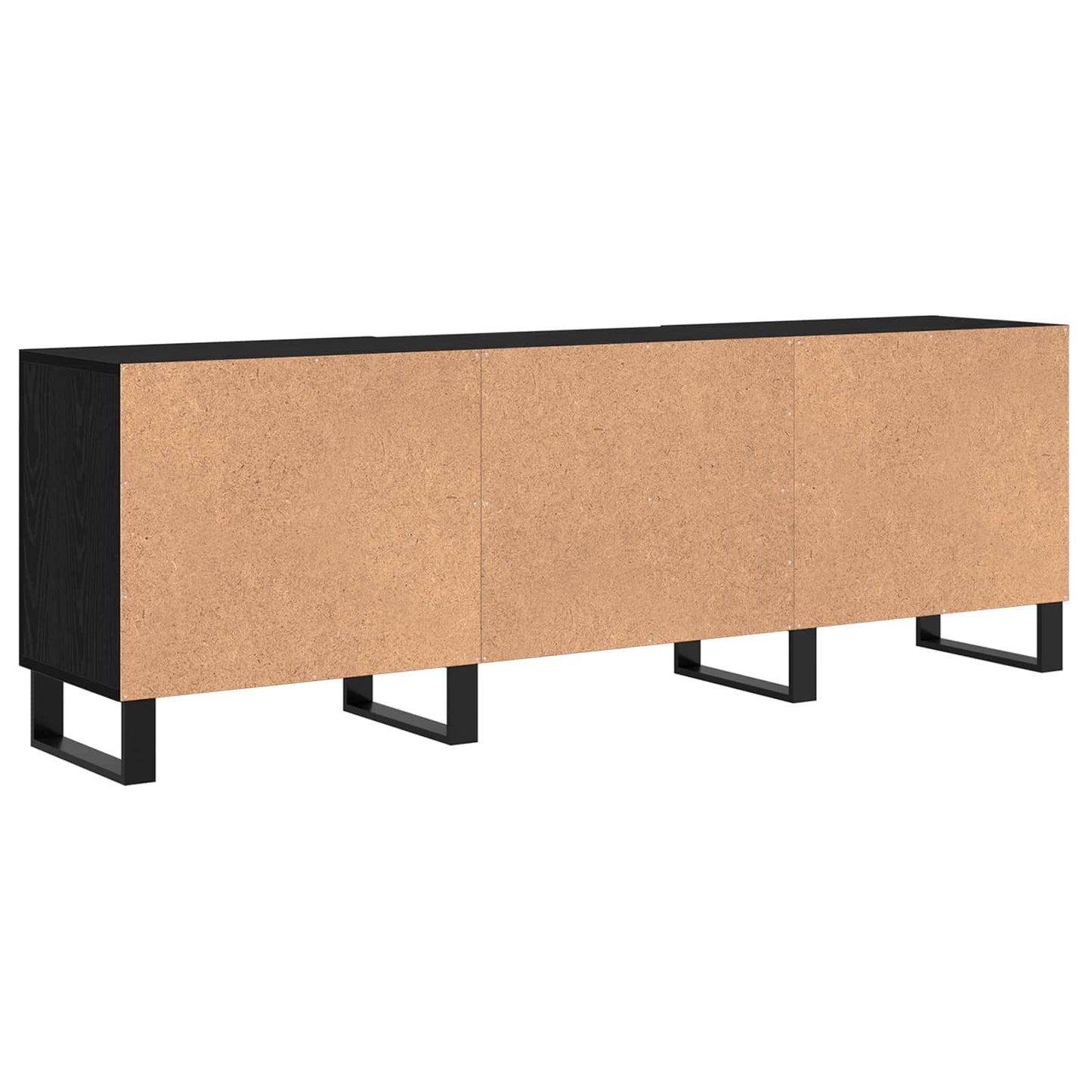 vidaXL Ντουλάπι TV 150 x 30 x 50 cm Μαύρη Οξυά Επεξεργασμένο Ξύλο