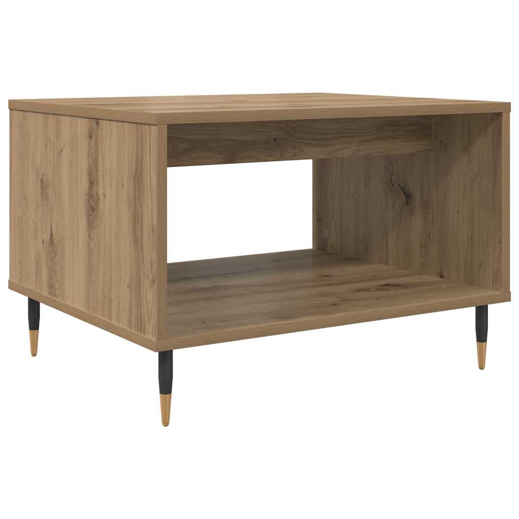 vidaXL Τραπεζάκι σαλονιού artisan δρυς 60 x 50 x 40 εκ