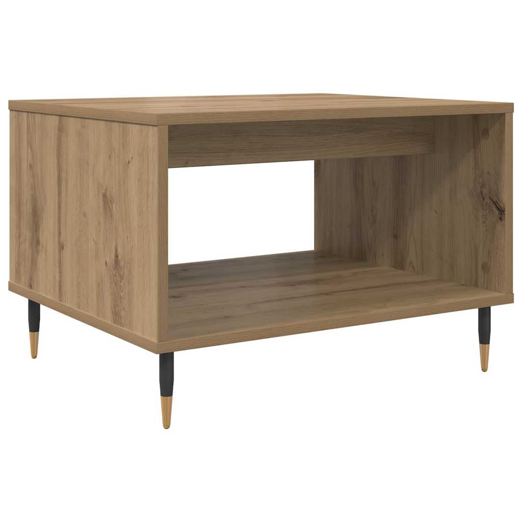 vidaXL Τραπεζάκι σαλονιού artisan δρυς 60 x 50 x 40 εκ