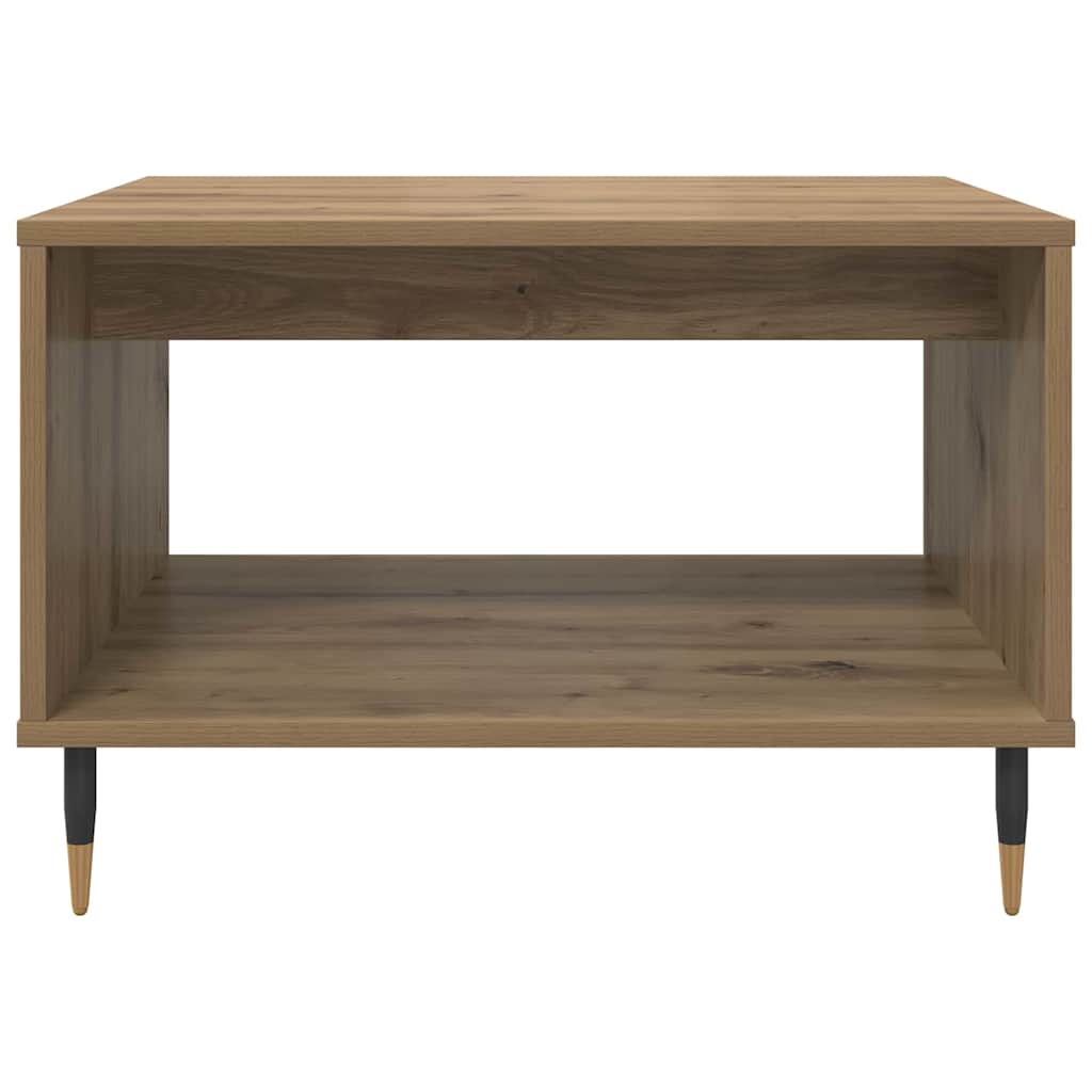 vidaXL Τραπεζάκι σαλονιού artisan δρυς 60 x 50 x 40 εκ