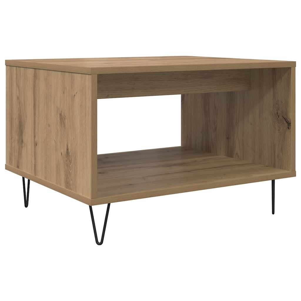 vidaXL Τραπεζάκι σαλονιού artisan δρυς 60 x 50 x 40 εκ