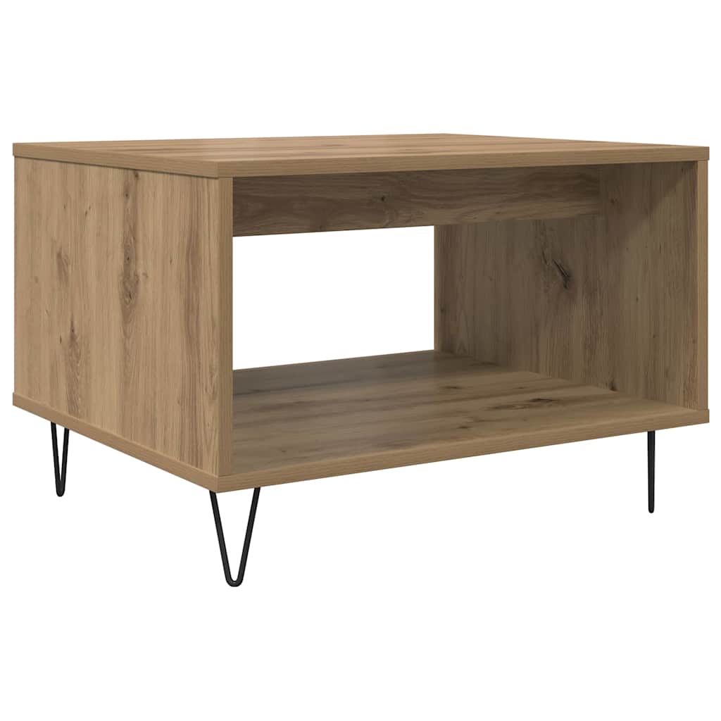 vidaXL Τραπεζάκι σαλονιού artisan δρυς 60 x 50 x 40 εκ