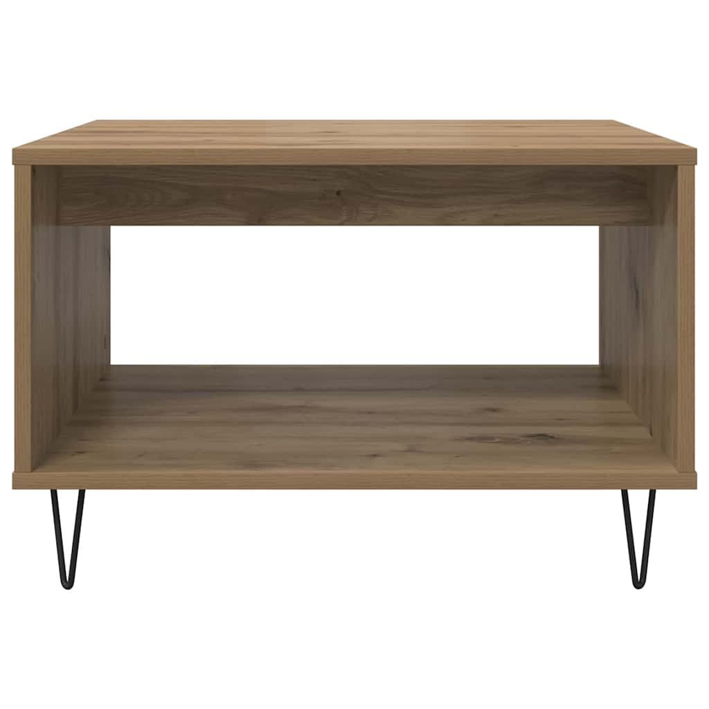vidaXL Τραπεζάκι σαλονιού artisan δρυς 60 x 50 x 40 εκ