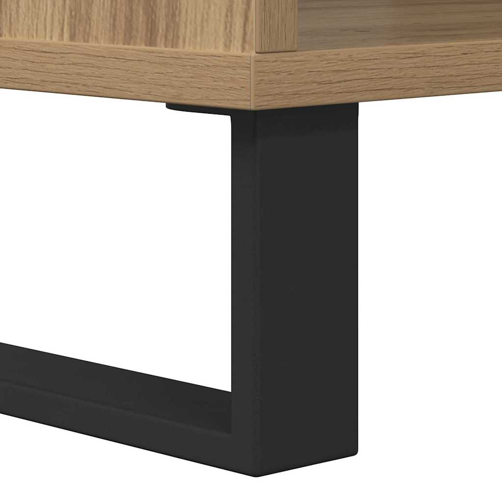 vidaXL Τραπεζάκι σαλονιού artisan δρυς 60 x 50 x 40 εκ