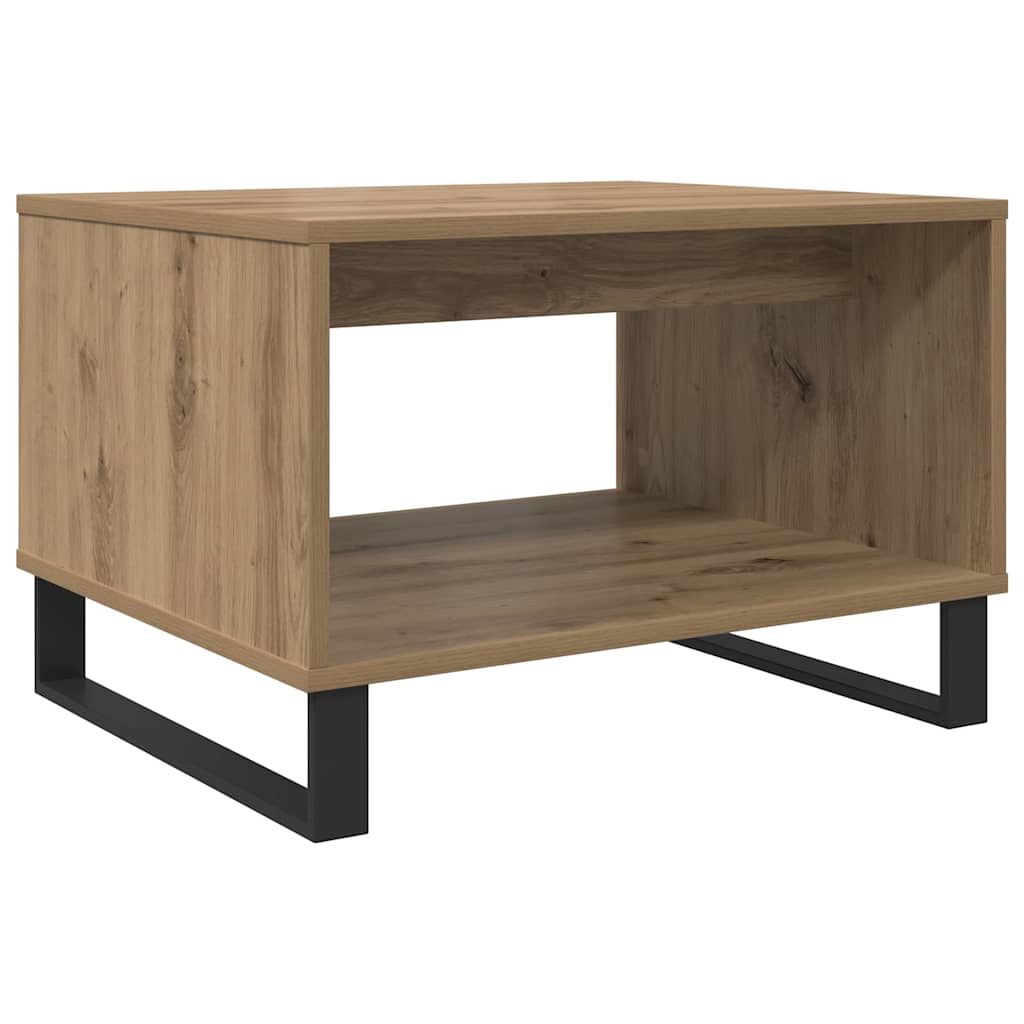 vidaXL Τραπεζάκι σαλονιού artisan δρυς 60 x 50 x 40 εκ