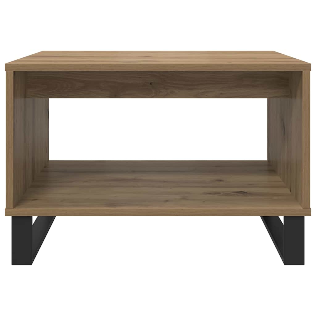 vidaXL Τραπεζάκι σαλονιού artisan δρυς 60 x 50 x 40 εκ