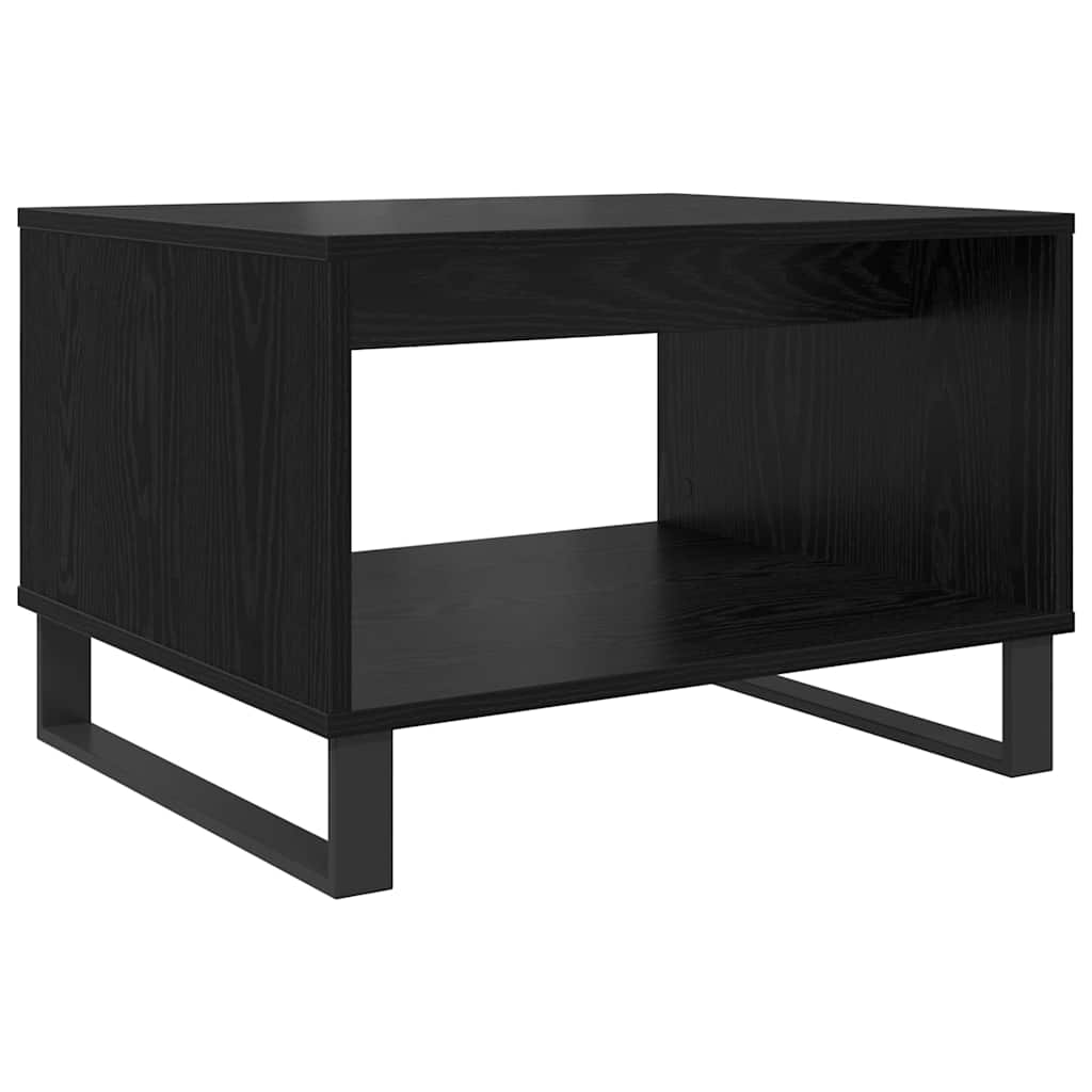 vidaXL Τραπεζάκι σαλονιού Μαύρη δρυς 60 x 50 x 40 εκ