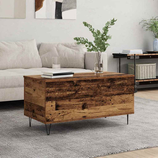 vidaXL Τραπεζάκι σαλονιού Παλαιό ξύλο 90 x 44.5 x 45 εκ.