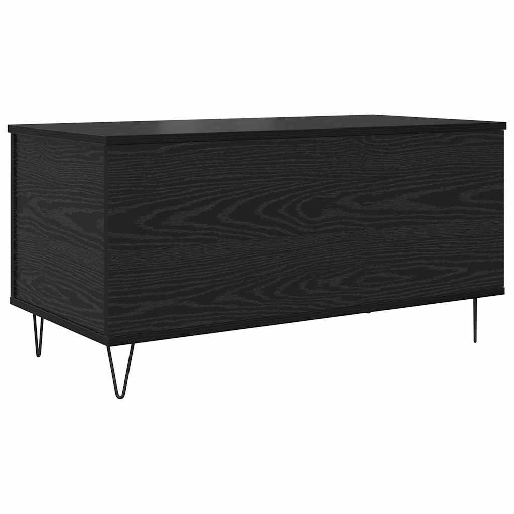 vidaXL Τραπεζάκι σαλονιού Μαύρη δρυς 90 x 44.5 x 45 εκ.