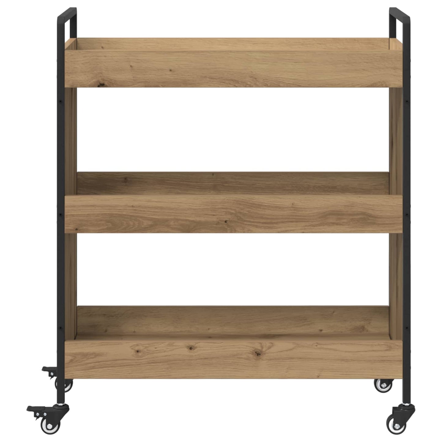 vidaXL Καρότσι Κουζίνας Artisan Oak 70 x 30 x 82 εκ Επεξεργασμένο Ξύλο