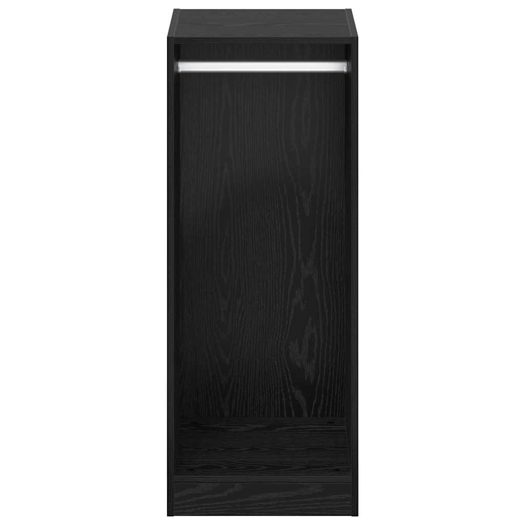 vidaXL Ντουλάπι με ράφι με αποθήκευση Μαύρη Οξυά 41 x 48 x 102 εκ