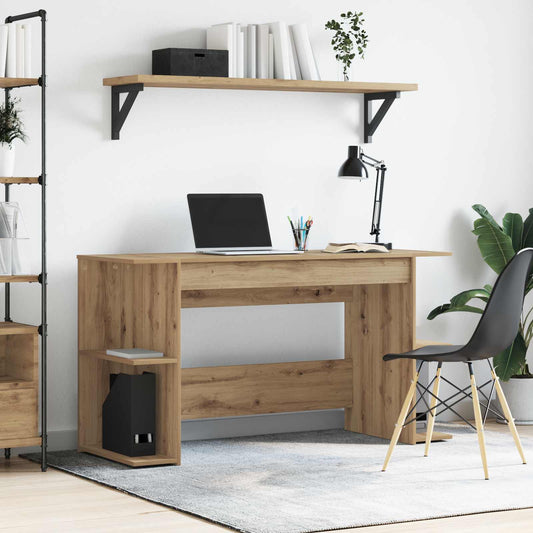 vidaXL Γραφείο artisan δρυς Επεξεργασμένο ξύλο 140 x 50 x 75 εκ.