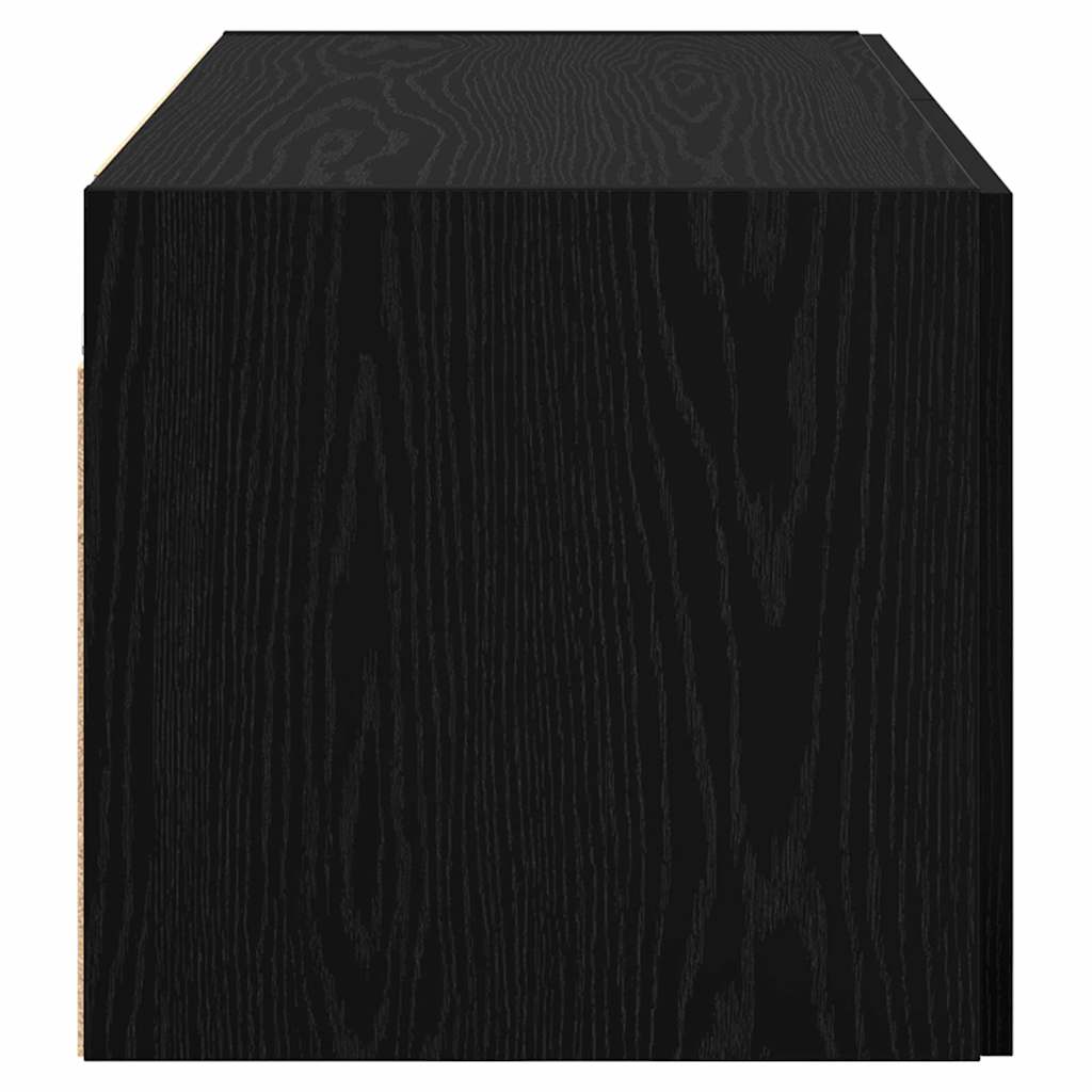 vidaXL Ντουλάπα Τοίχου Μαύρη δρυς 80 x 42.5 x 40 cm Επεξεργασμένο ξύλο