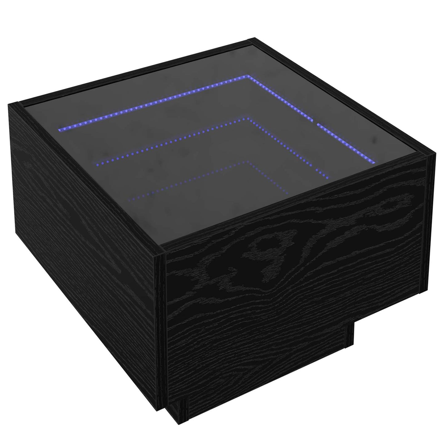 vidaXL Τραπεζάκι σαλονιού Μαύρη δρυς 40 x 40 x 30 cm