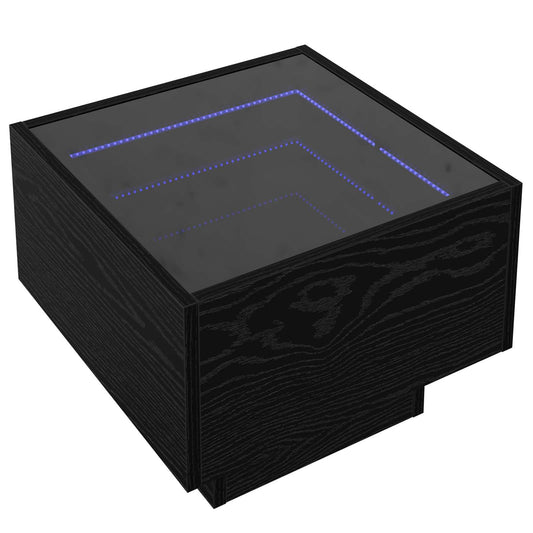 vidaXL Τραπεζάκι σαλονιού Μαύρη δρυς 40 x 40 x 30 cm