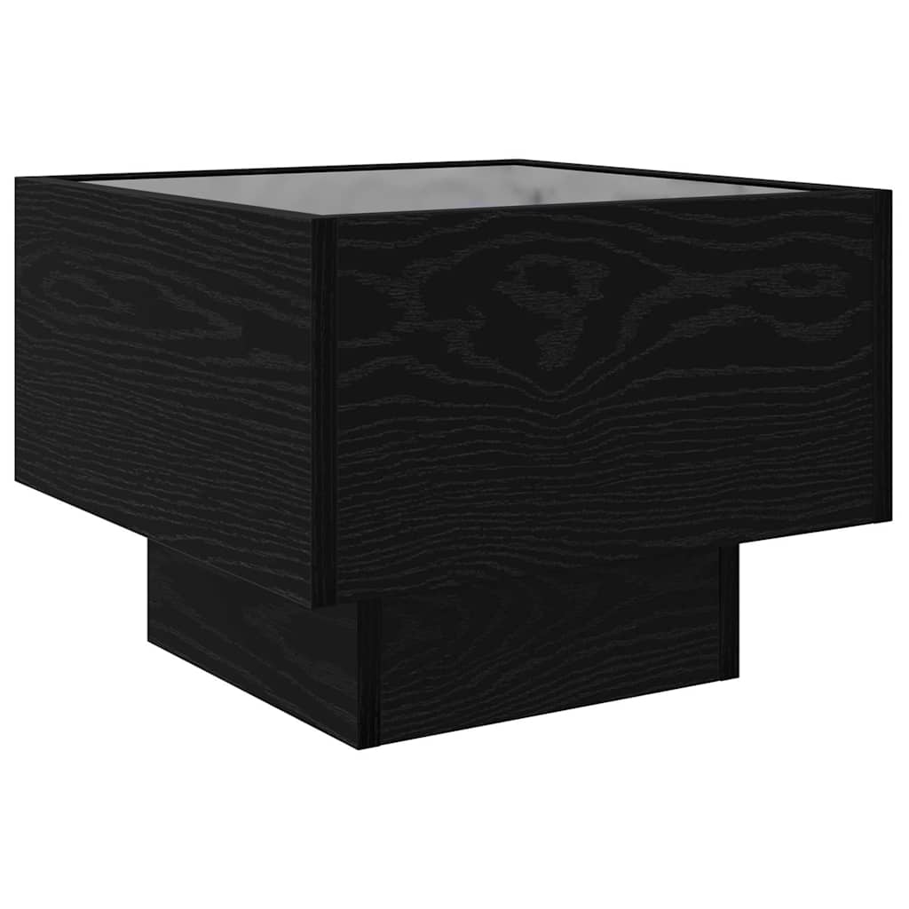 vidaXL Τραπεζάκι σαλονιού Μαύρη δρυς 40 x 40 x 30 cm